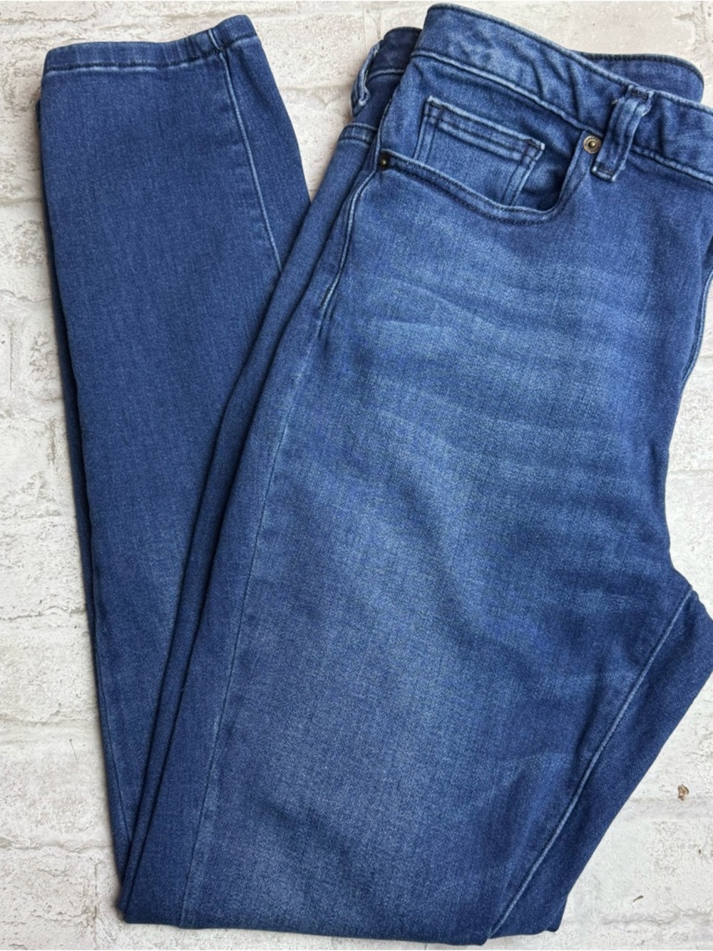 Michael Kors Izzy Skinny Jeans  Size 10 Blue Jeans Stretch EUC😍